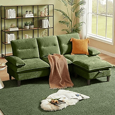 COMAX Queen Size Boneless Couch, 79" Futon Sofa Bed Couches for Living Room, 4 in 1