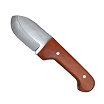 Stainless Steel Knife Set with Sharpener